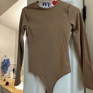 Abercrombie and Fitch soft collection bodysuit size small.